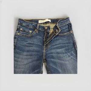 Levis Strauss Signature Men Blue Denim Medium Wash Slim Jean Size 28 x 30